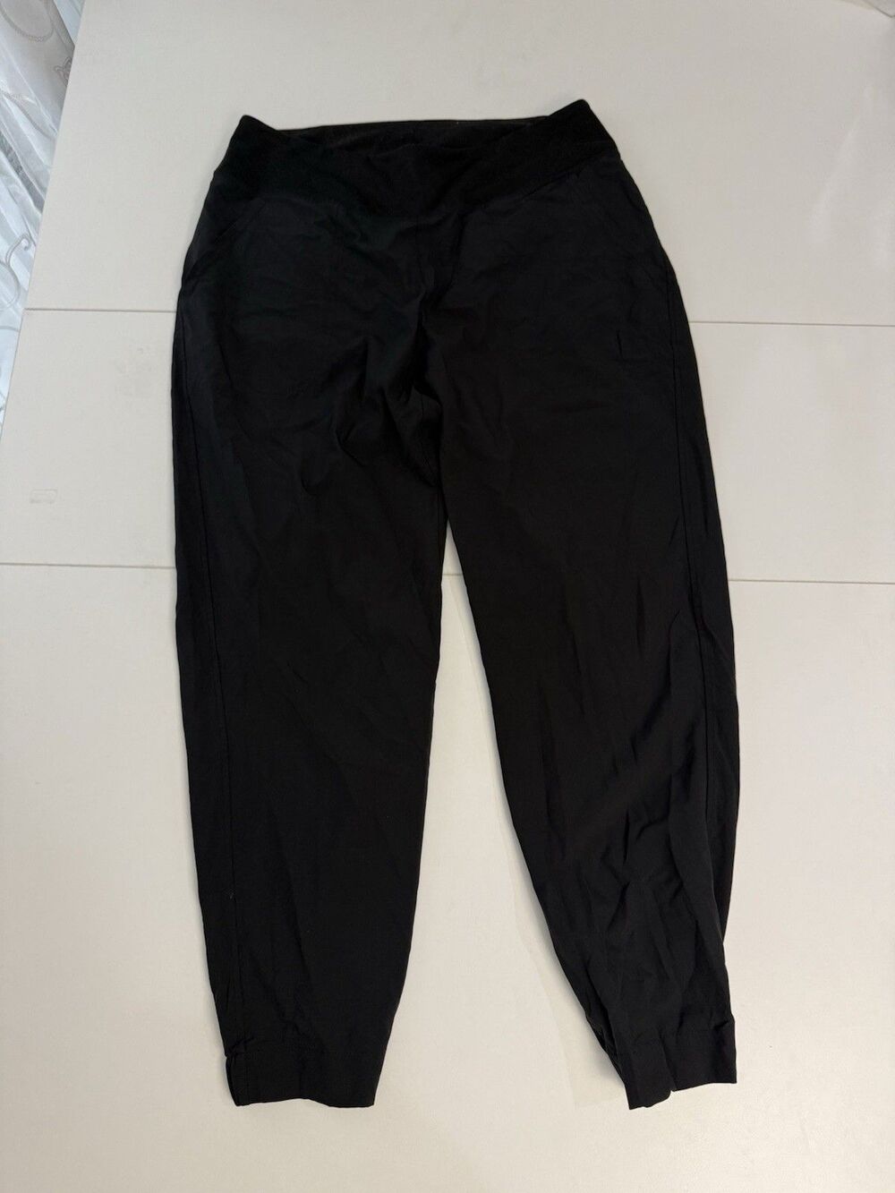 Patagonia (Women's Medium) Black Happy Hike Studio Pants Joggers Outdoors 21216